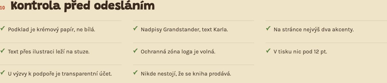 Náhled: Kontrola před odesláním