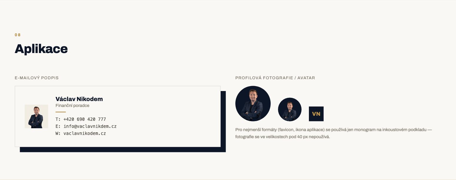 Náhled: E-mailový podpis