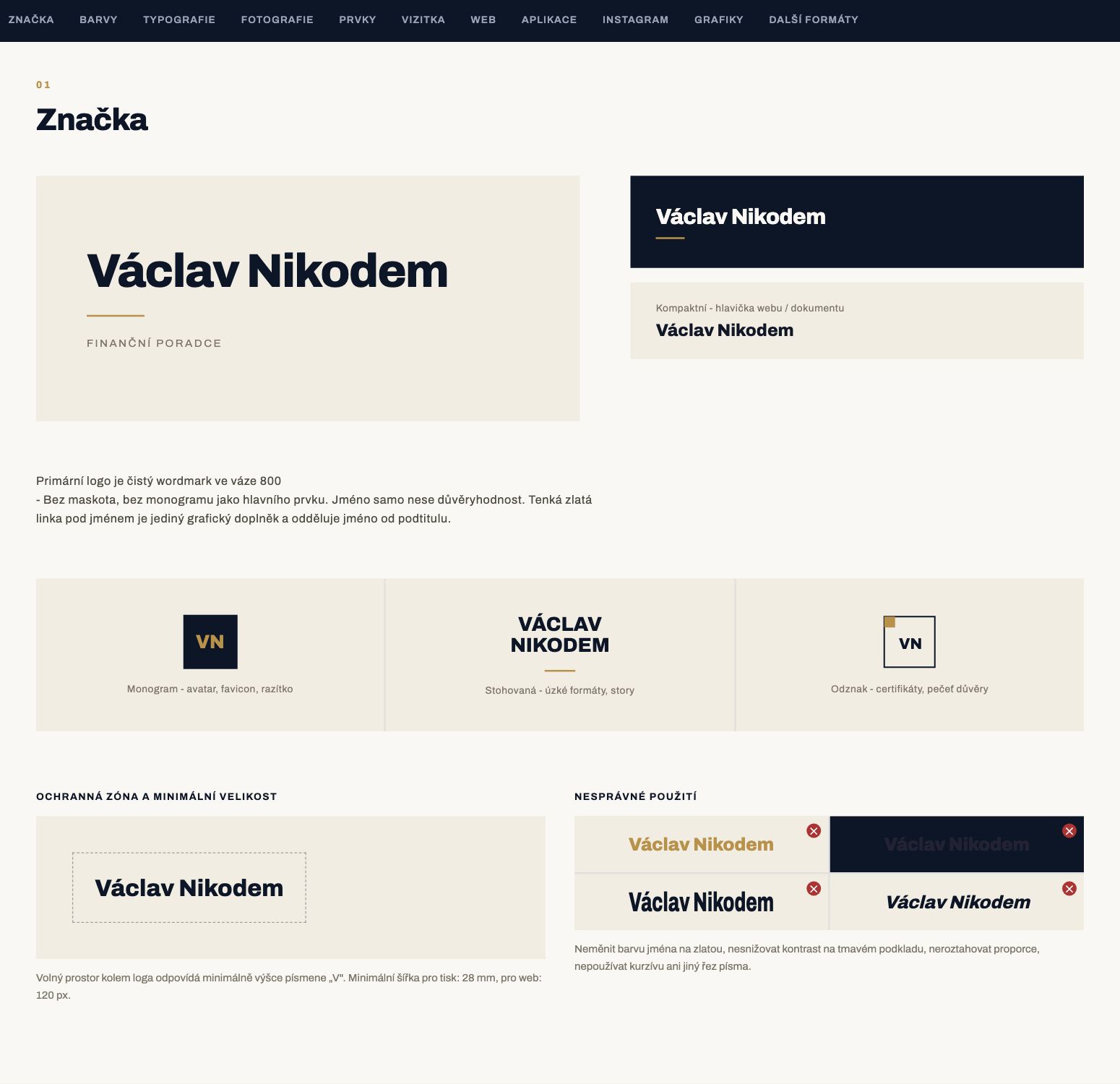 Náhled: Značka a varianty loga